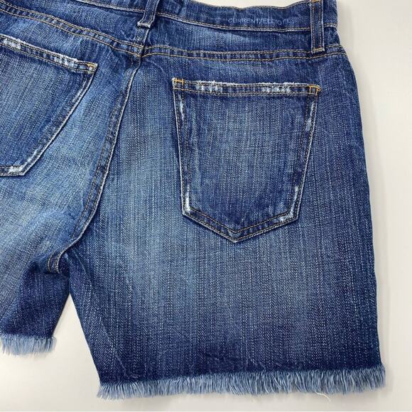 Current/Elliott The Vintage Straight Cut-Off Jean Shorts 26 - Picture 10 of 13